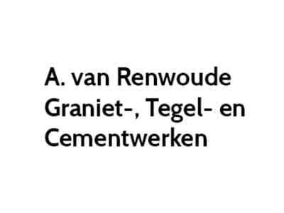 A. van Renswoude Graniet-, Tegel- en Cementwerken